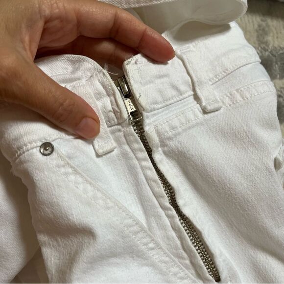 McGuire Uma Denim Skirtall in Optic White XS - Picture 7 of 13